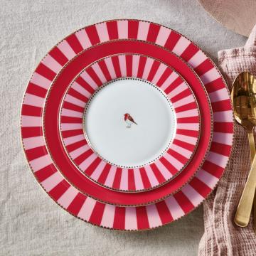 Pip Studio Love Birds Red - Pink