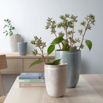 Stoneware and Earthenware Vases