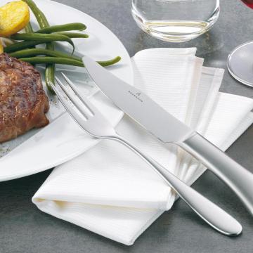 Sambonet Sirloin - Elfenbein-Effekt Steak Knife Set,Smooth Blade 2 Pcs