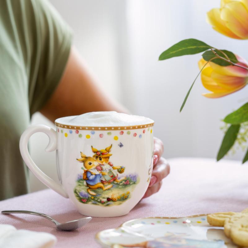 Villeroy & Boch Annual Easter Edition Egg 2023 - Limited Edition Porcelain Decor, Multicolor 6.5 X 4.5 X 7.5 Cm