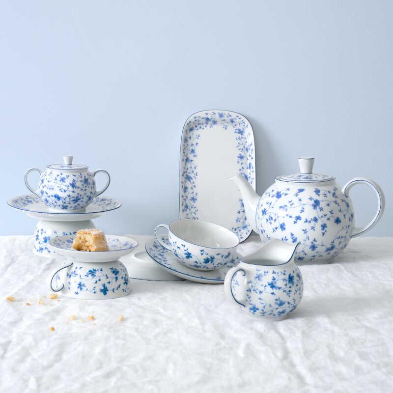 Rosenthal Forma 1382 Flores Azules Porcelana