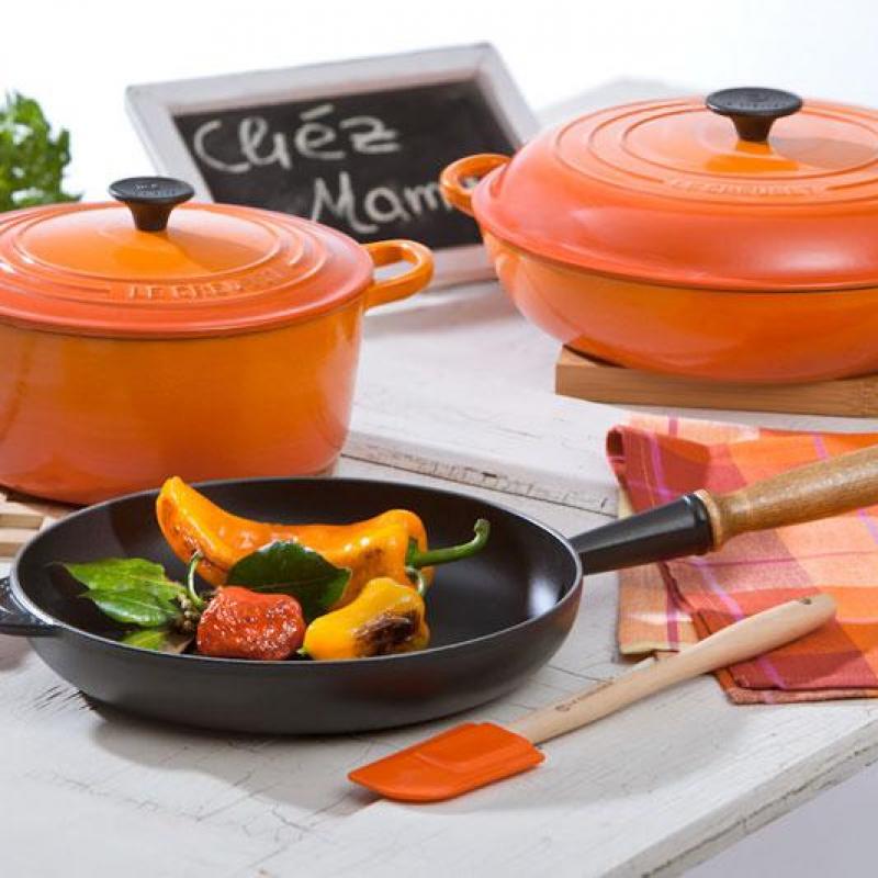 Le Creuset Cast Iron Pot Stand Orange キッチン収納・ラック