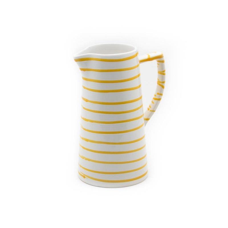 Gmundner Keramik Gelbgeflammt Water jug 0.7 L / h: 16 cm