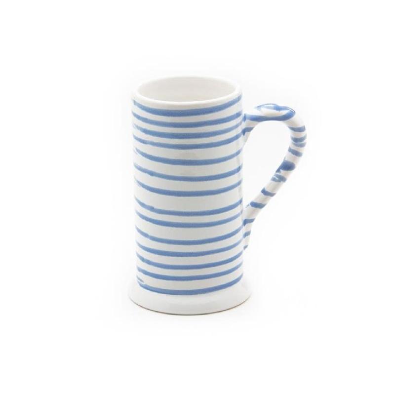 Gmundner Keramik Blaugeflammt Beer mug Form-A Small 0.3 L / h: 14 cm