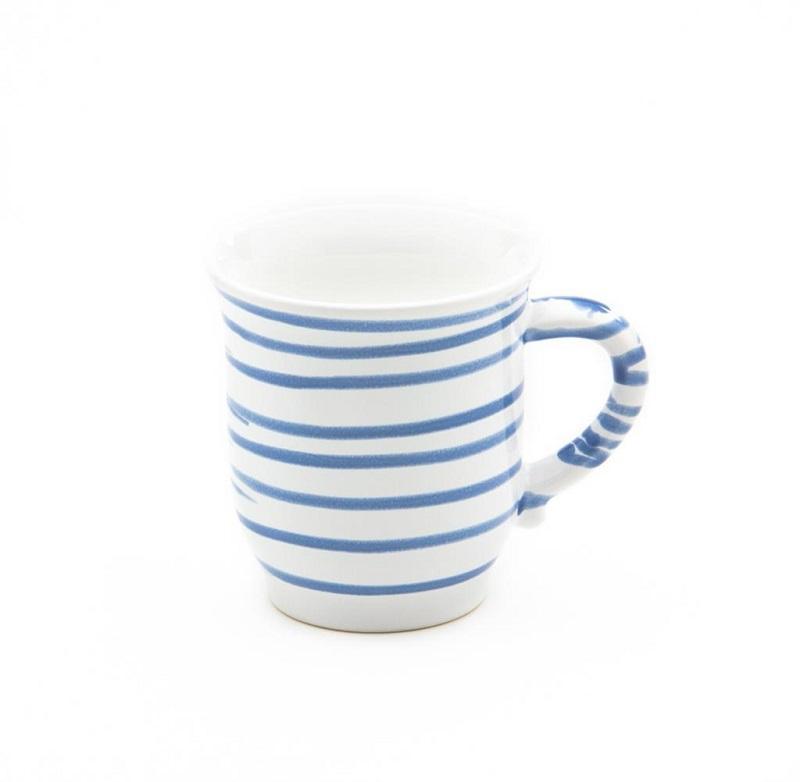 Gmundner Keramik Blaugeflammt Chocolate cup / Chocolate mug 0.3 L / h: 9.9 cm