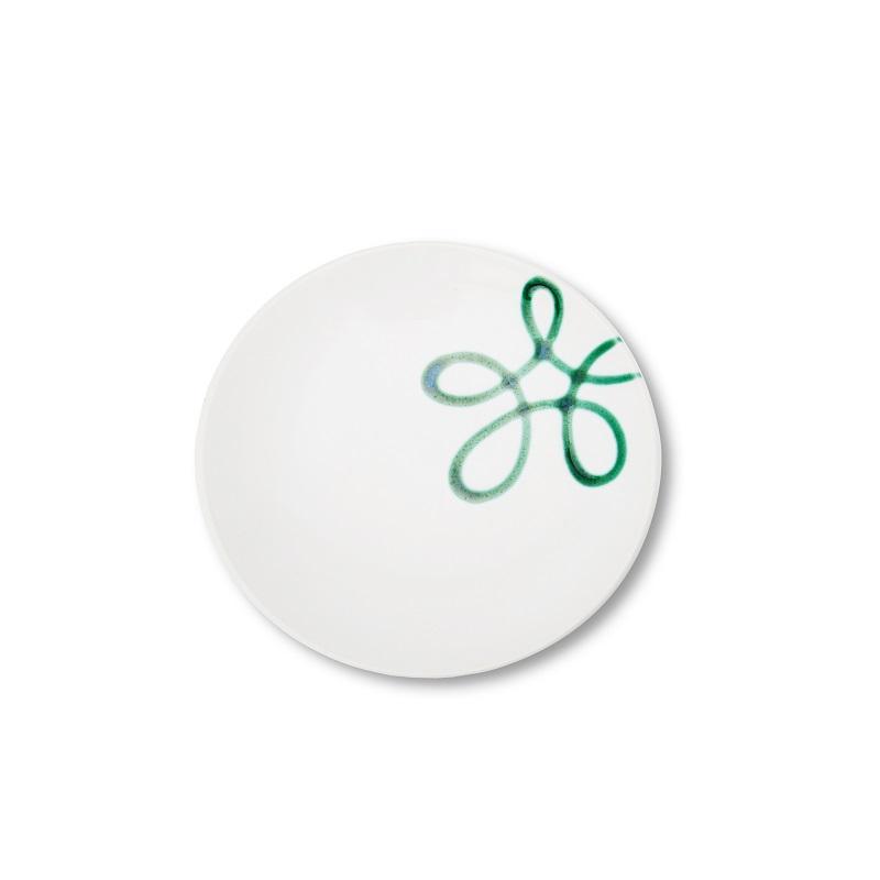Gmundner Keramik Pur Geflammt Grün Kaffee-/Tee-Untertasse Cup d: 15 cm / h: 2,5 cm