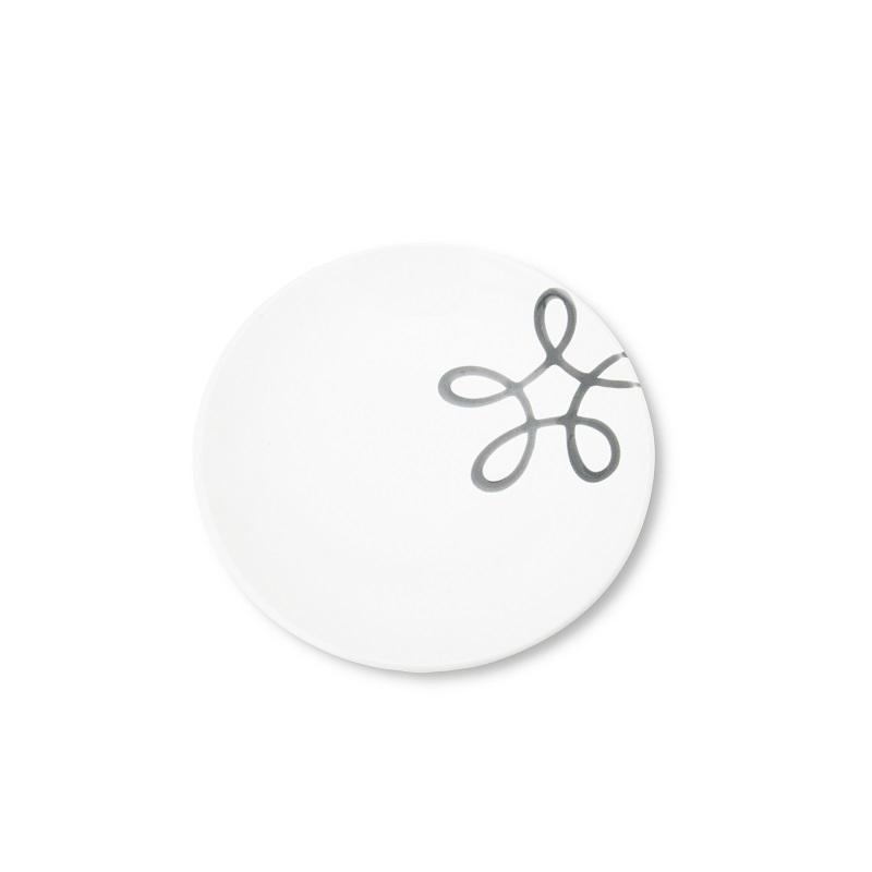 Gmundner Keramik Pur Geflammt Grau Kaffee-/Tee-Untertasse Cup d: 15 cm / h: 2,5 cm