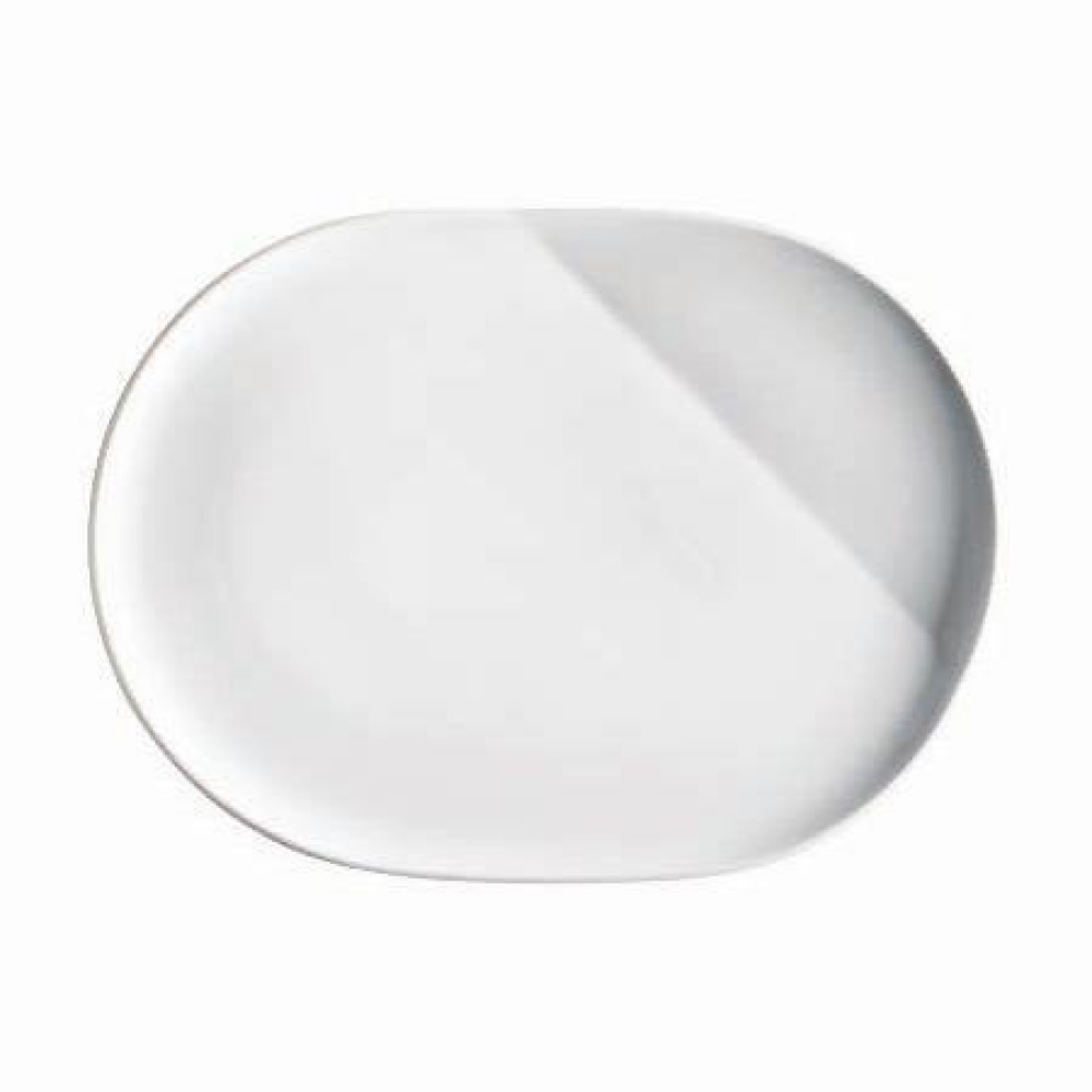 Kahla O - The better place / Weiß Oval plate 23.5 cm