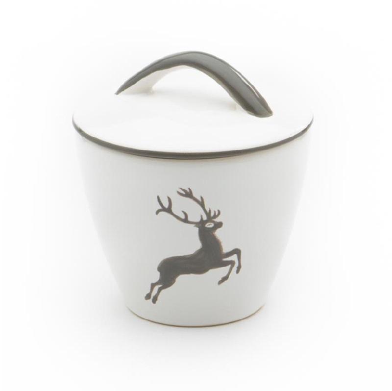 Gmundner керамика Grauer Hirsch Сахарница Gourmet d: 9 cm / h: 10,5 cm