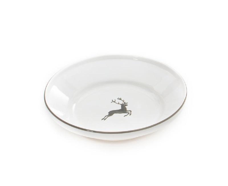 Gmundner Keramik Grauer Hirsch Rice bowl without handle 28 cm
