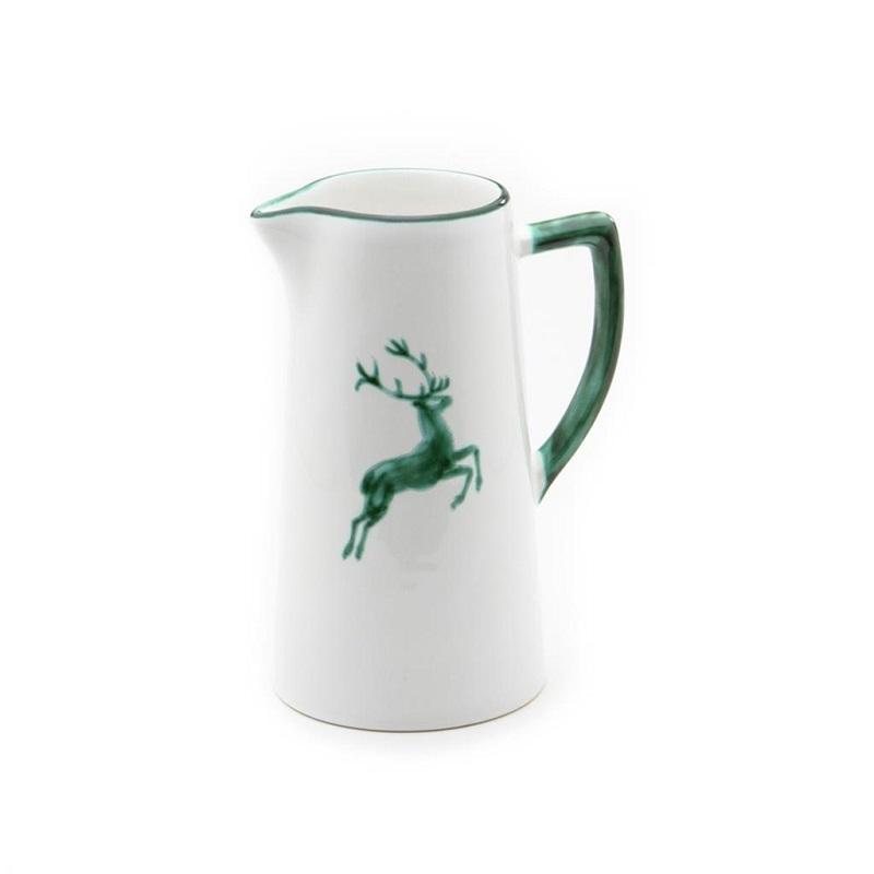 Gmundner Keramik Grüner Hirsch Water jug 0.7 L / h: 16 cm