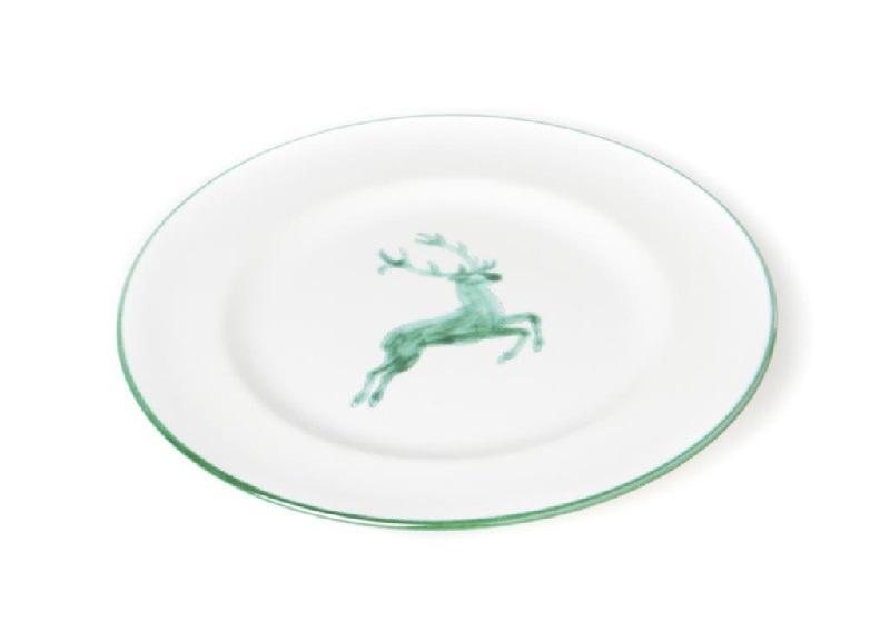 Gmundner Keramik Grüner Hirsch Dessert plate / breakfast plate Gourmet d: 22 cm / h: 2,2 cm