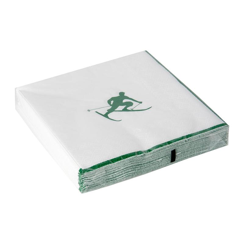 Gmundner Keramik Toni Grün Napkins Lunch 33x33 cm 20 pieces