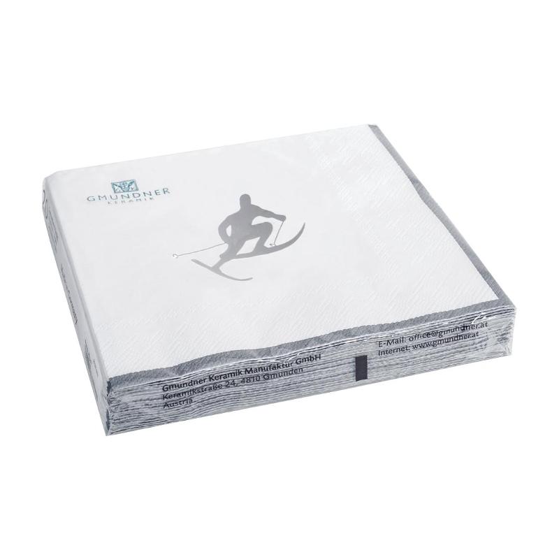Gmundner Keramik Toni Grau Napkins Lunch 33x33 cm 20 pieces