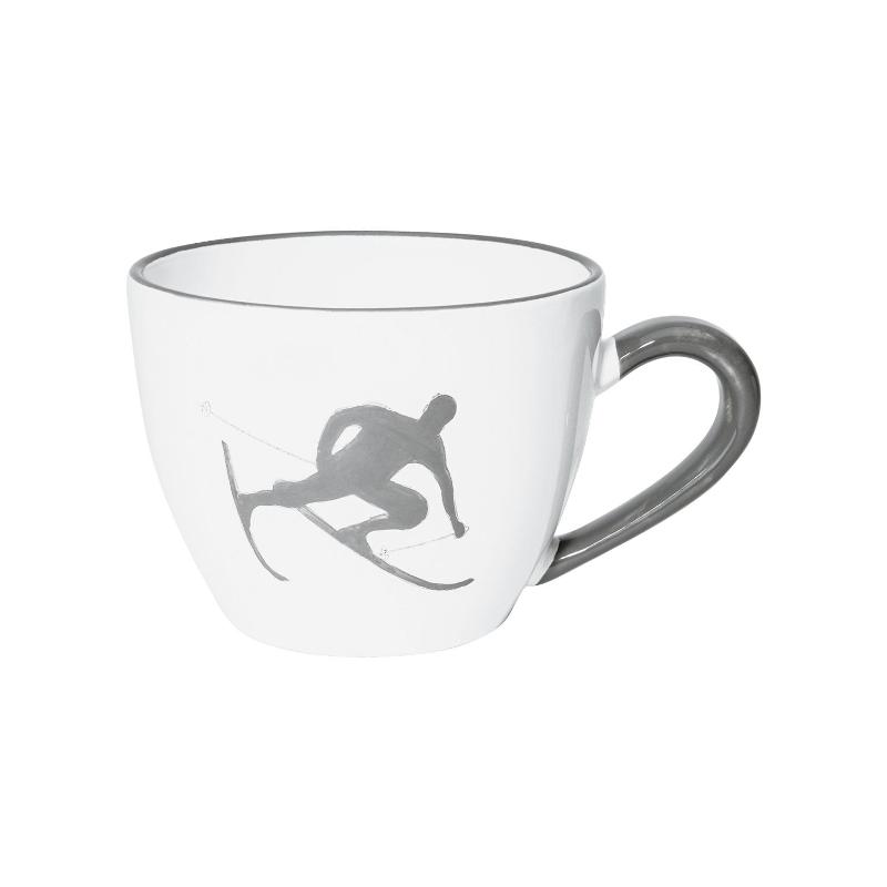 Gmundner Keramik Toni Grau Tee-Obertasse Maxima 0,4 L
