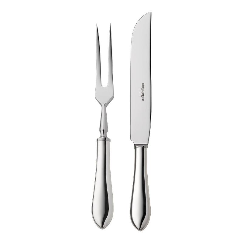 Robbe & Berking Eclipse - 150 gramm versilbert 2-piece carving set