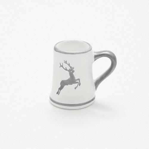Gmundner керамика Grauer Hirsch Кувшин Stamperl h: 5,5 cm / 0,025 L