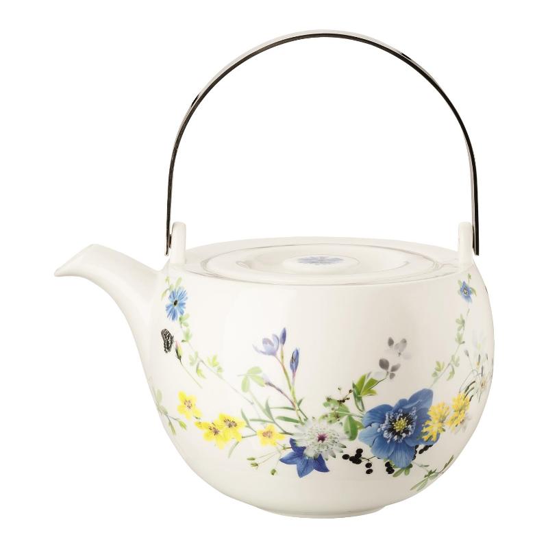 Rosenthal Brillance Fleurs des Alpes Teekanne 6 Personen 1,35 L