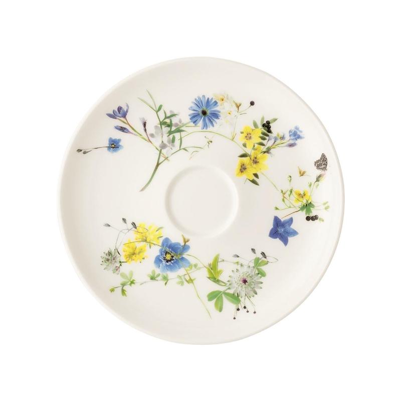 Rosenthal Brillance Fleurs des Alpes Kaffee-/Tee-/Cappuccino-/Becher Untertasse Coup 14 cm