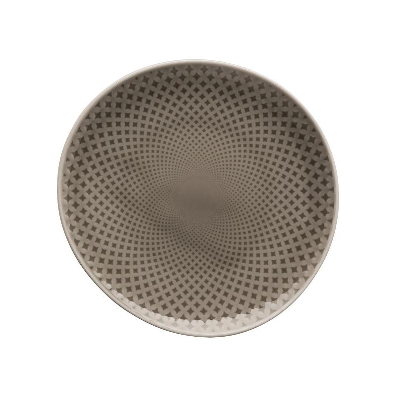 Rosenthal Junto Pearl Grey - Porzellan Teller flach 16 cm