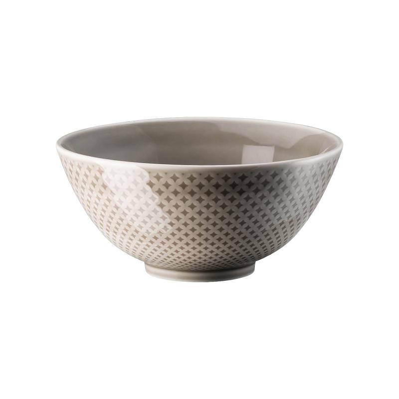Rosenthal Junto Pearl Grey - Porzellan Schale 14 cm / 0,50 L Junto Pearl Grey - Porzellan 10540-405201-15214