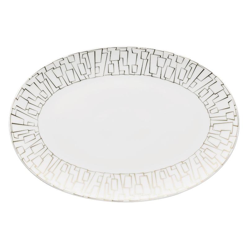 Rosenthal studio-line TAC Gropius - Skin Gold Plate 38x26 cm
