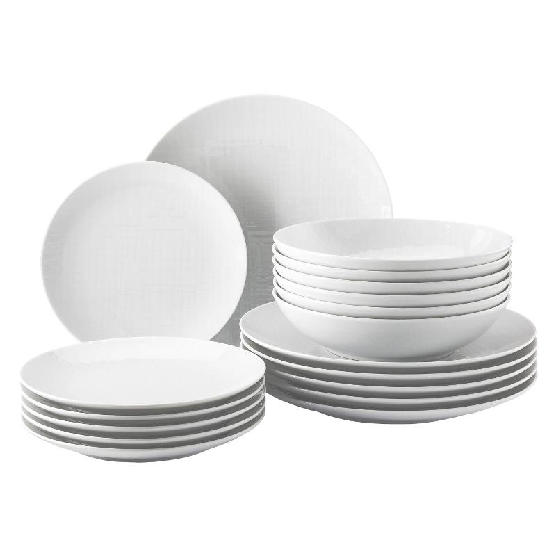Rosenthal Mesh Weiß Teller-Set 18-tlg.