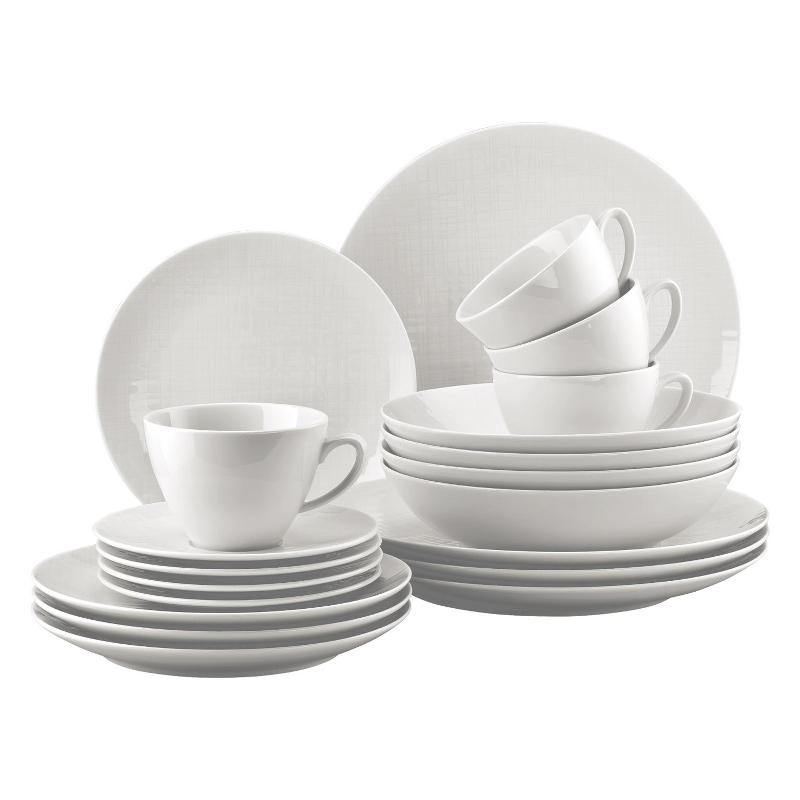 Rosenthal Mesh Weiß Combination set (with combination cup) 20 pieces