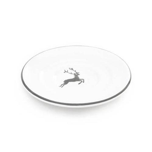 Gmundner Keramik Grauer Hirsch Kaffee-Untertasse Gourmet d: 16 cm