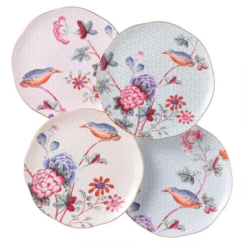 Wedgwood Harlequin Collection Cuckoo Набор десертных тарелок, 4 шт., 21 см