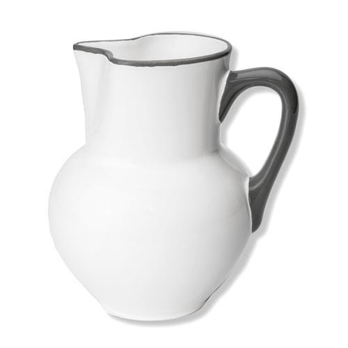 Gmundner Keramik Grauer Rand Jug Viennese form 1.5 L