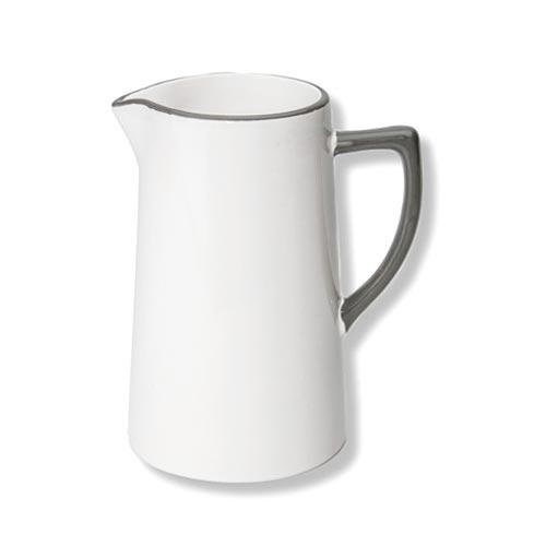 Gmundner Keramik Grauer Rand Water jug 0.7 L