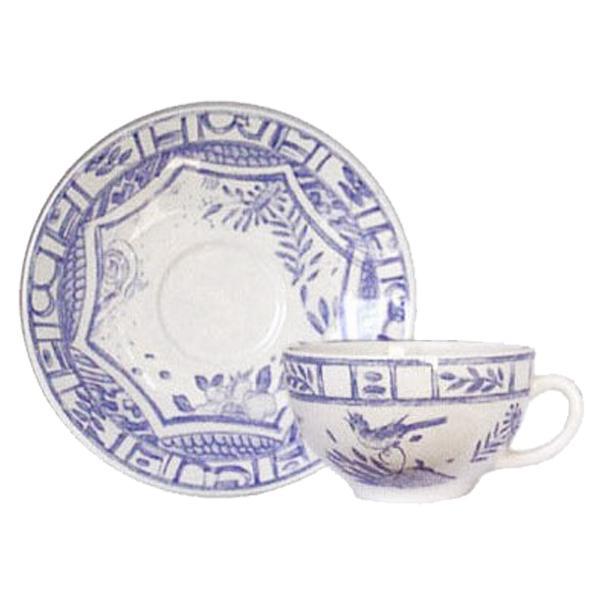 Gien Fayencerie Oiseau Bleu monochrome Завтрак кружка 26 cl