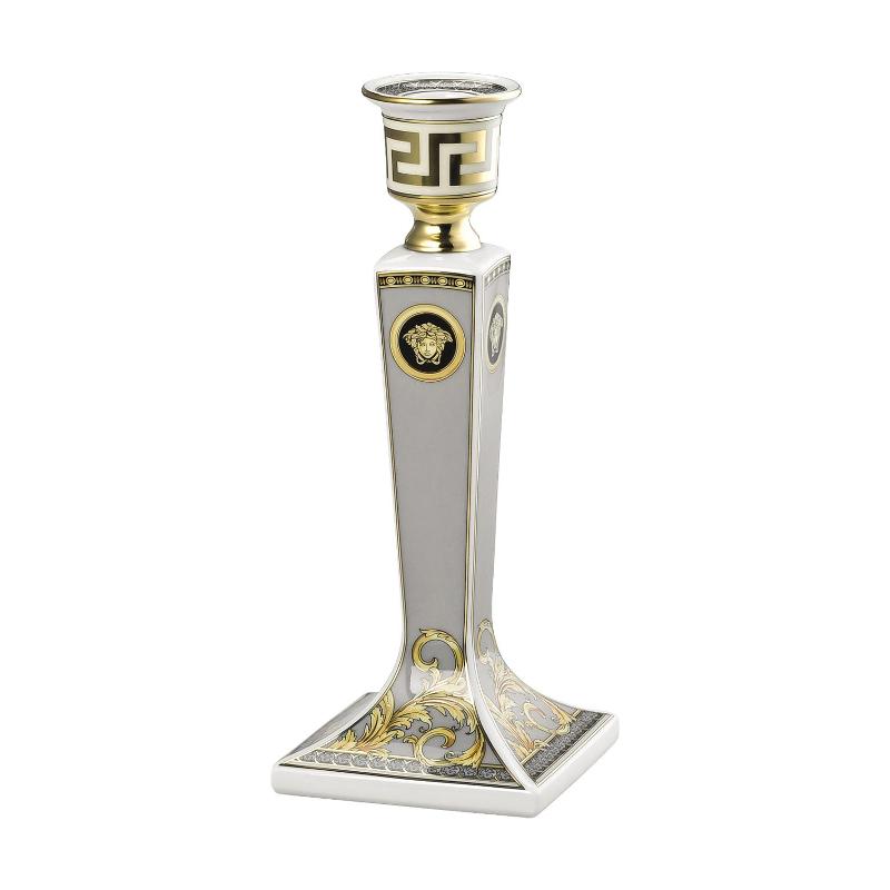Rosenthal meets Versace Prestige Gala Candlestick with candle 21 cm