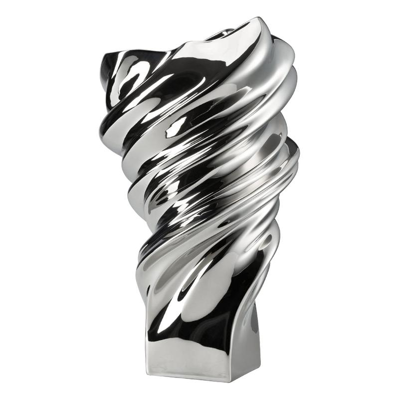 Rosenthal studio-line Squall Vase platinum titanium plated 32 cm