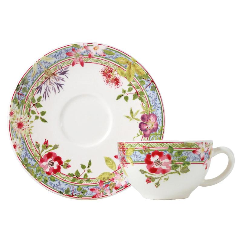 Gien Fayencerie Millefleurs Кофейная/чайная тарелка 15,2 см