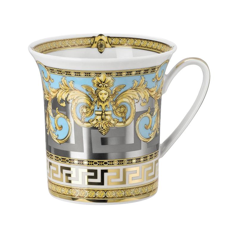 Rosenthal meets Versace Prestige Gala Le Bleu Mug with handle 0.35 L