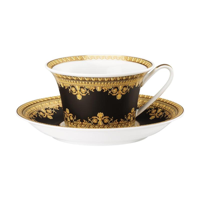 Rosenthal Versace I love Baroque - Nero Teetasse 0,22 L mit Untertasse 2-tlg.