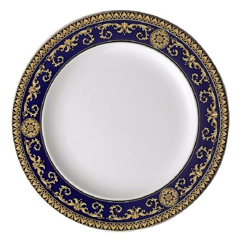 Rosenthal meets Versace Medusa blue Dinner plate 27 cm