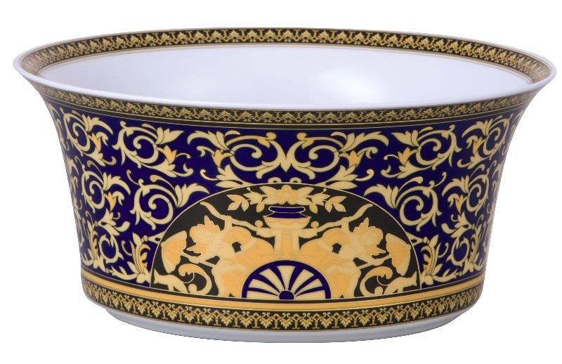 Rosenthal meets Versace Medusa blue bowl 25 cm