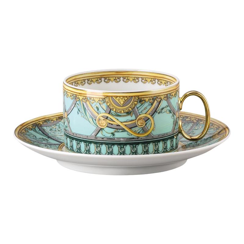Rosenthal Versace La Scala del Palazzo - Verde Teetasse 0,20 L 2-tlg.