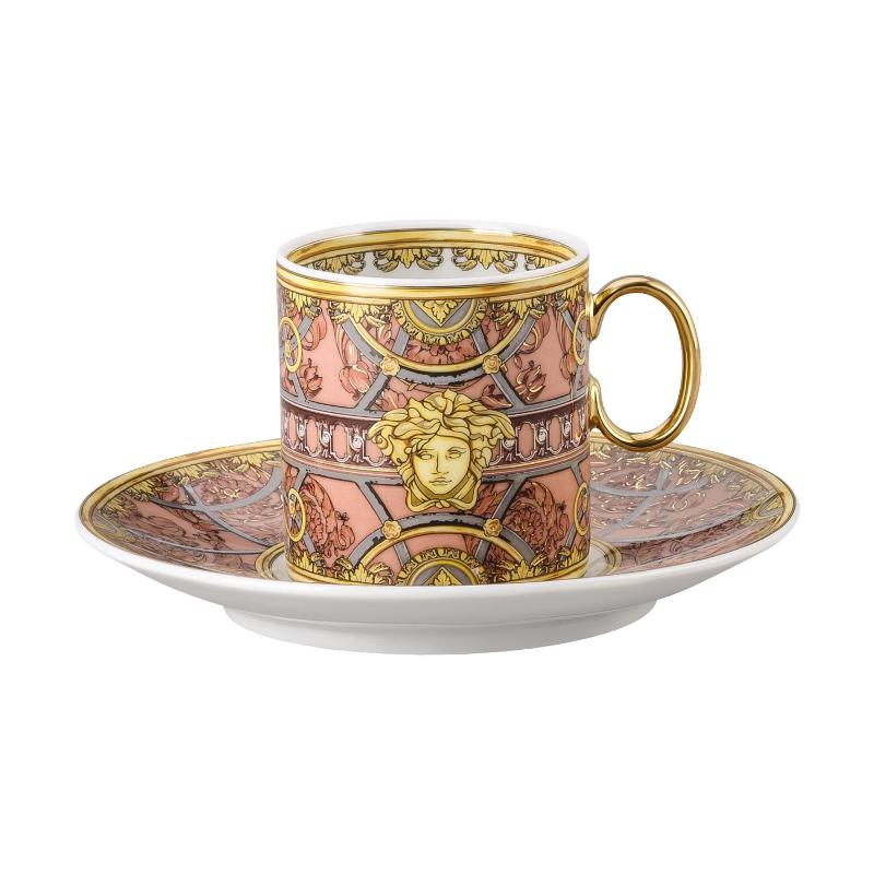Rosenthal Versace La Scala del Palazzo - Rosa Espressotasse 0,10 L 2-tlg.