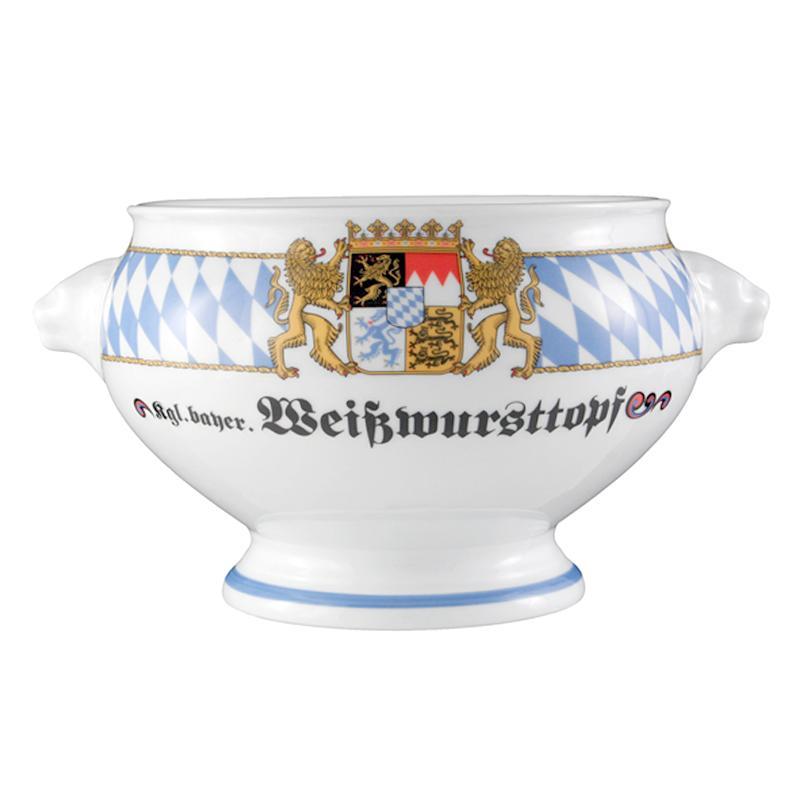 Seltmann Weiden Compact Bayern Lion's head terrine or 'Weisswursttopf' 2.1 L