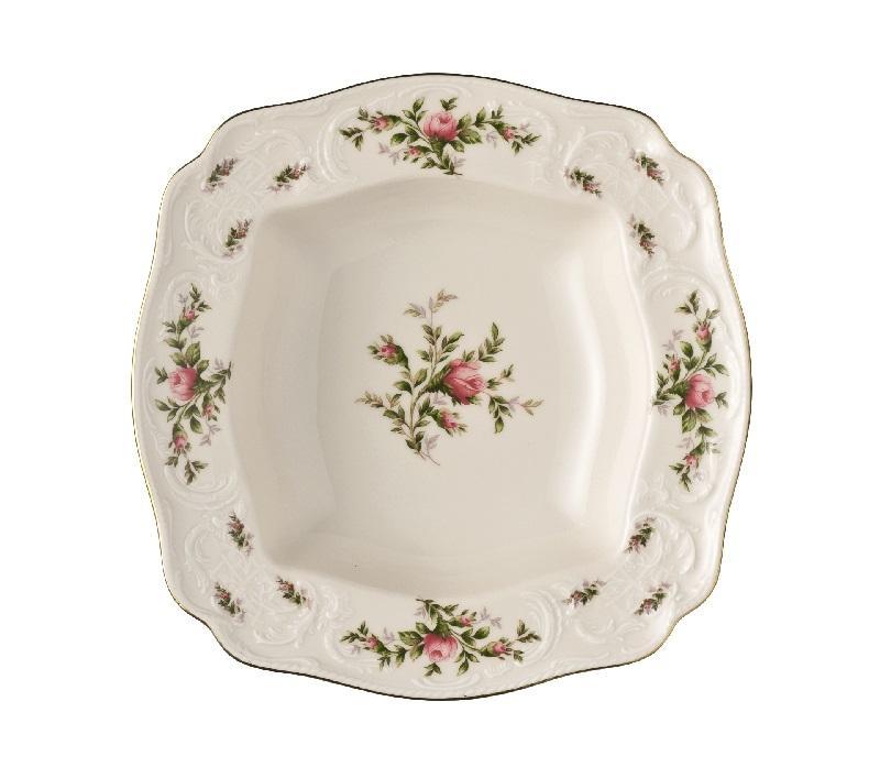 Rosenthal Sanssouci Elfenbein Moosrose neu Schüssel 26 cm