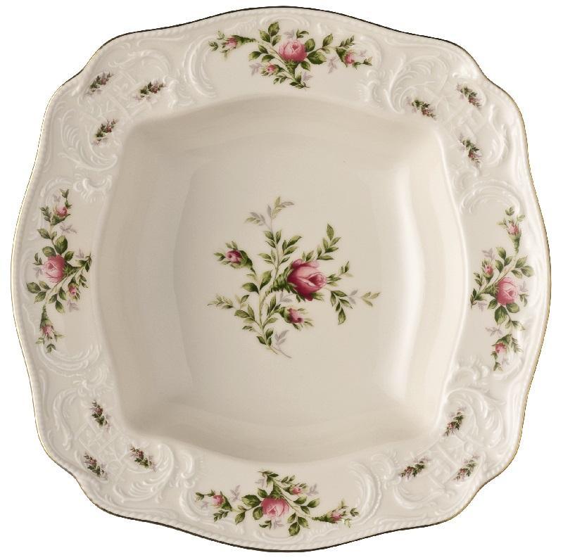 Rosenthal Sanssouci Elfenbein Moosrose neu Schüssel 30 cm