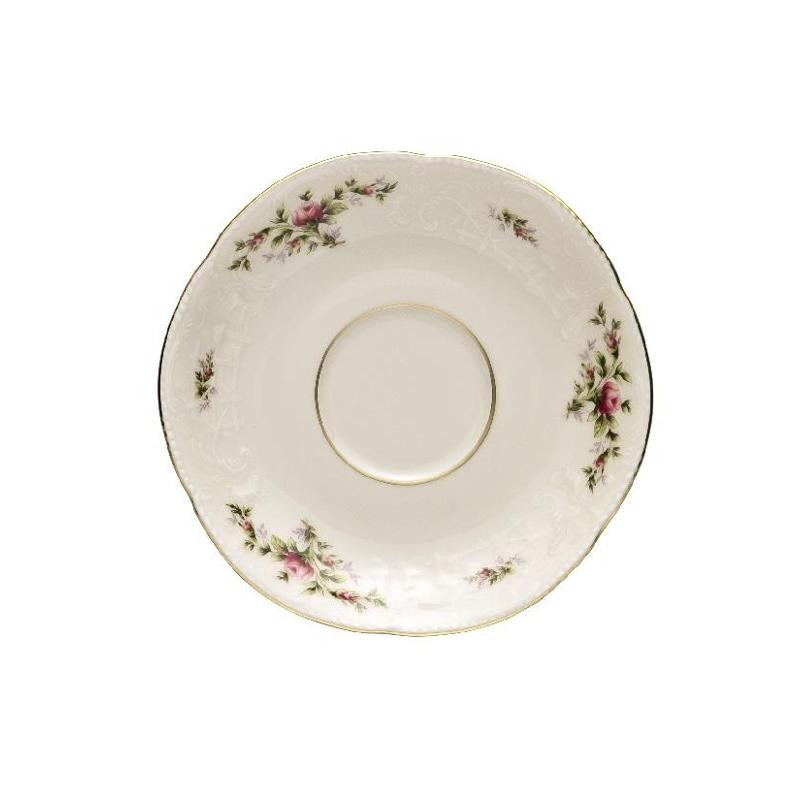 Rosenthal Sanssouci Elfenbein Moosrose neu Kaffee-/Tee-Untertasse 14 cm