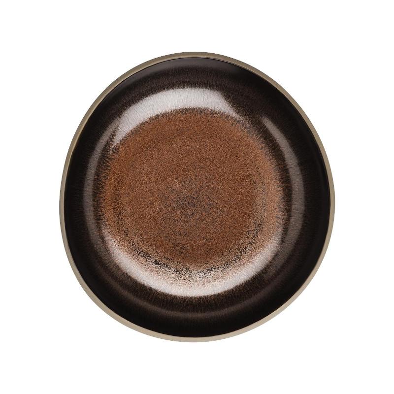 Rosenthal Junto Bronze - Steinzeug Deep plate 17 cm