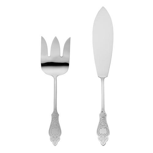 Robbe & Berking Ostfriesen Fish serving cutlery 925 sterling silver