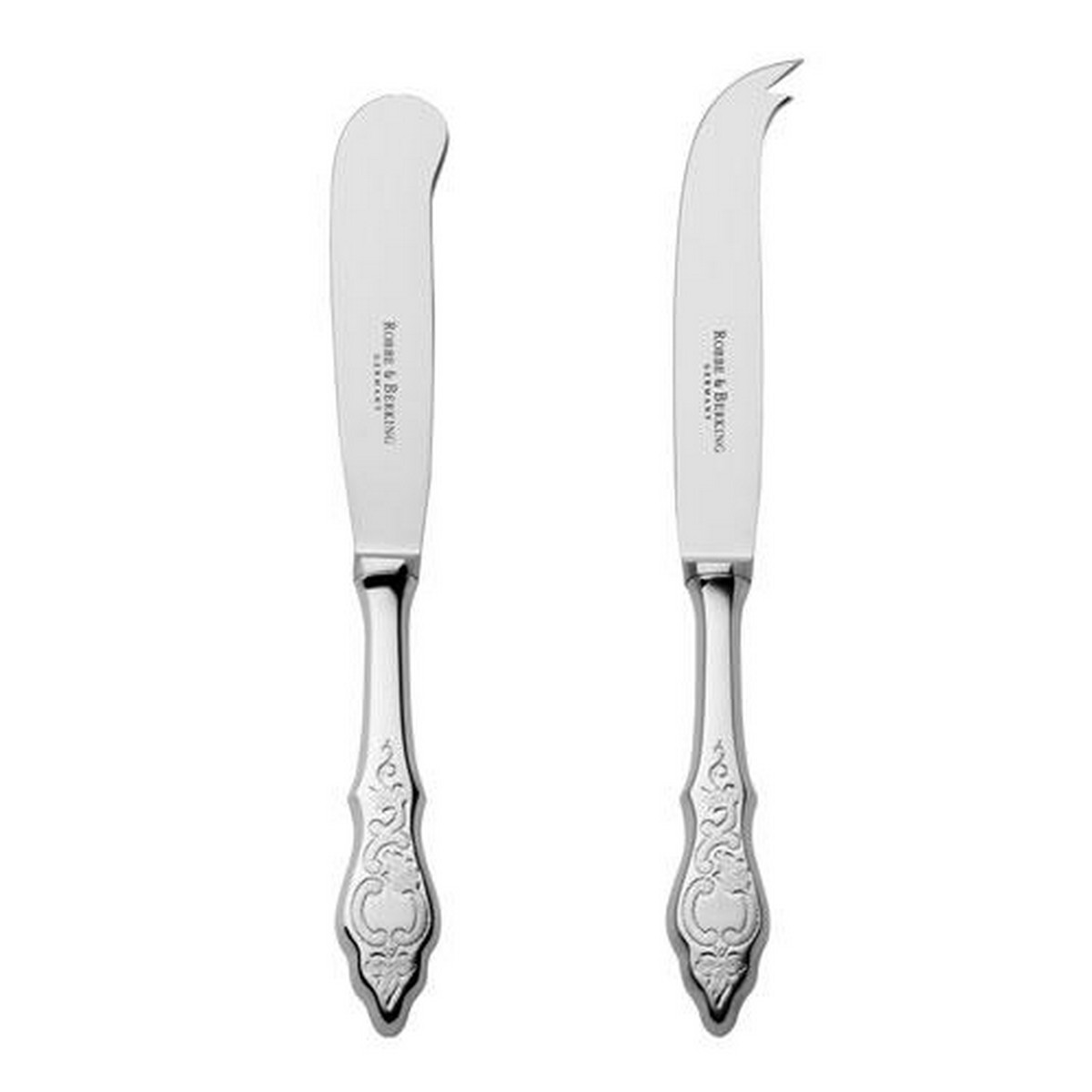 Robbe & Berking Ostfriesen 150 g Butter/cheese cutlery with steel blade 150 grams silver-plated