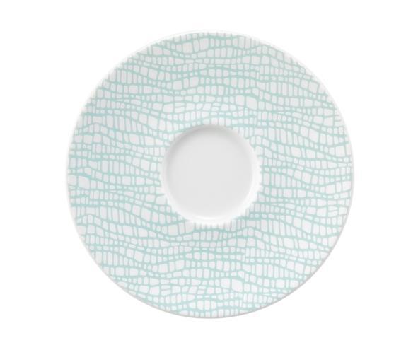 Seltmann Weiden Fashion Green Chic - Piatto Fondo In Porcellana 23 Cm, Colore Turchese, Prodotto In Germania